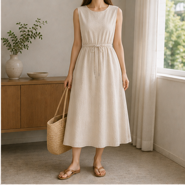 Sleeveless Midi Dress