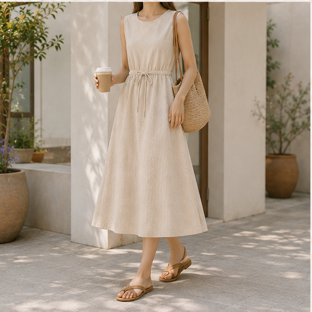 Sleeveless Midi Dress