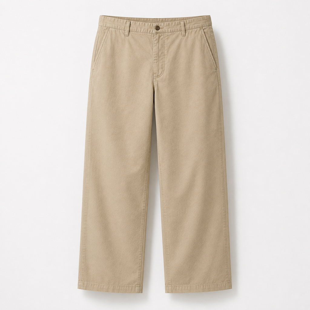 Relaxed Straight-Leg Pants