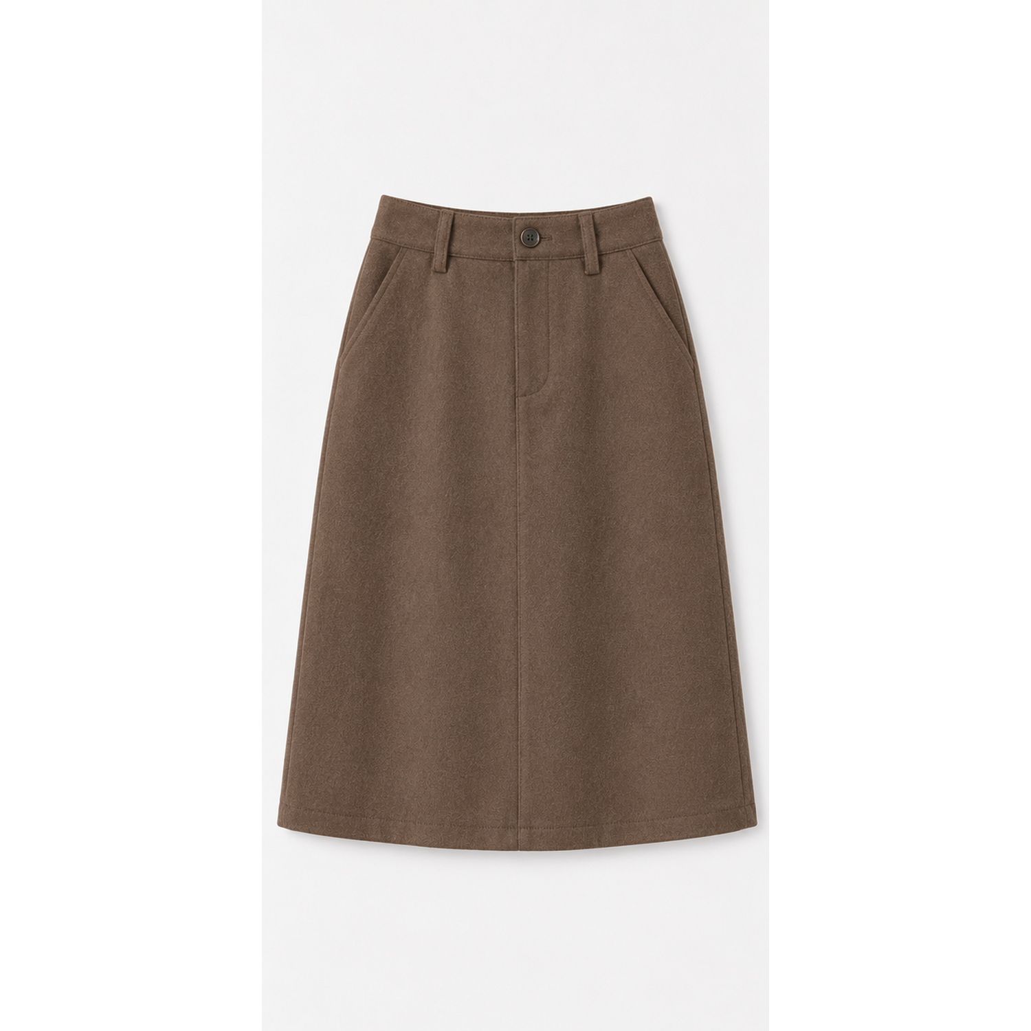Casual Knee-Length Skirt