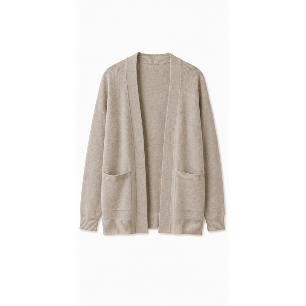 Casual Open-Front Cardigan