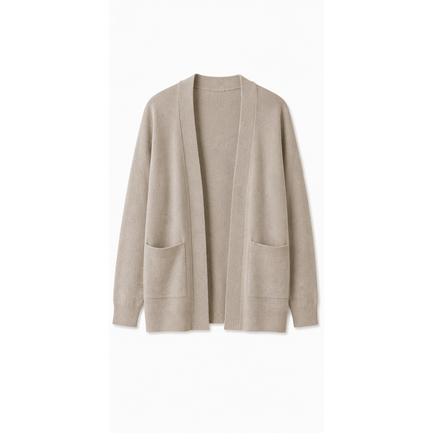 Casual Open-Front Cardigan