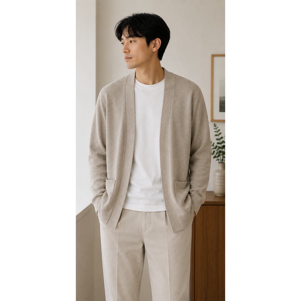 Casual Open-Front Cardigan