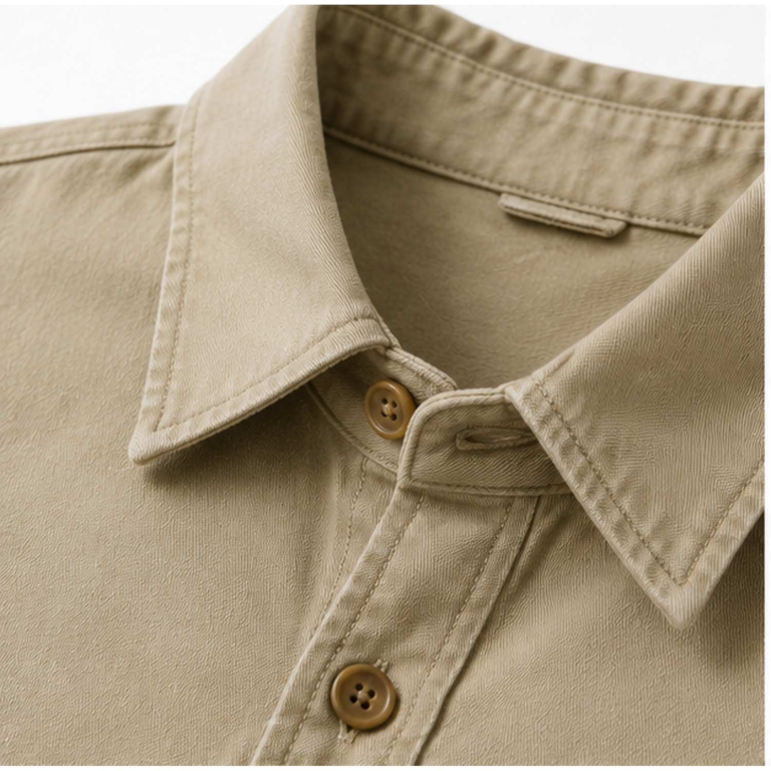 Cotton Button-Up Overshirt