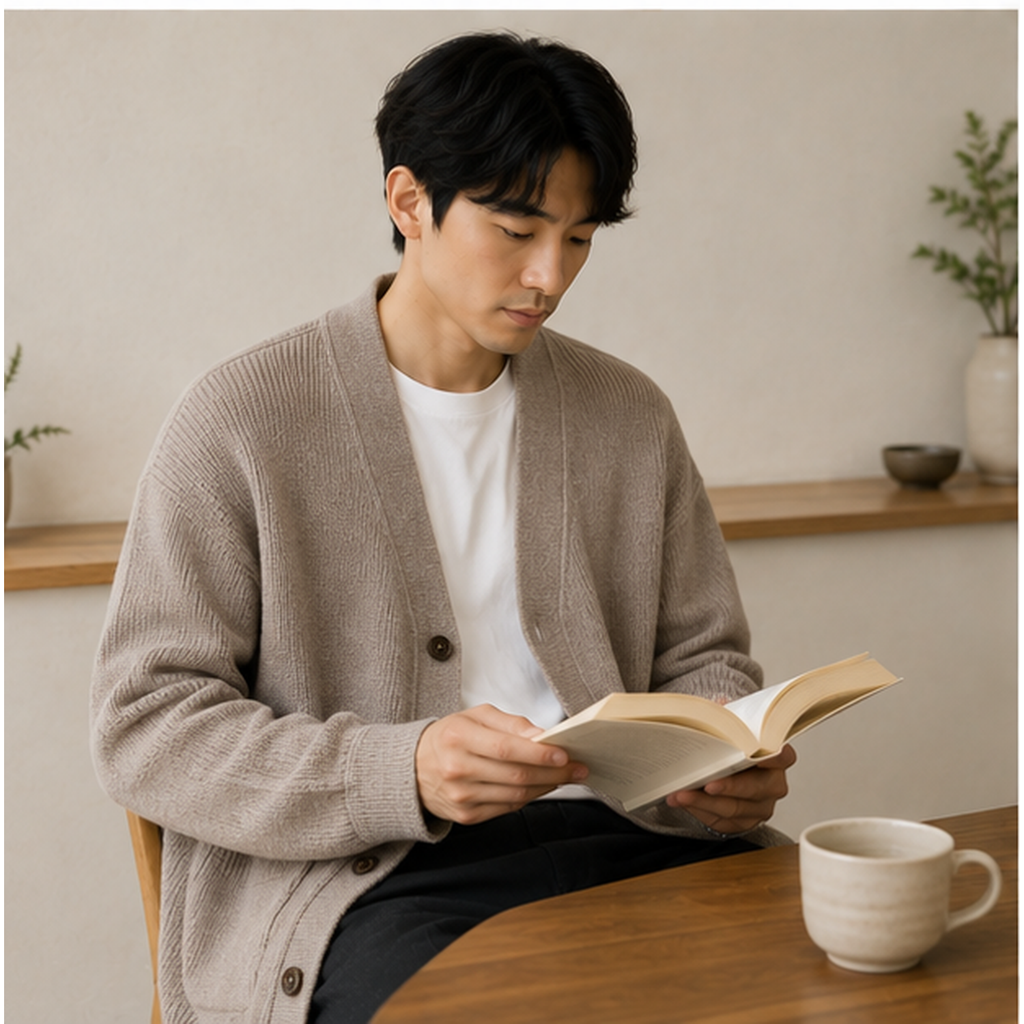 Casual Open-Front Cardigan