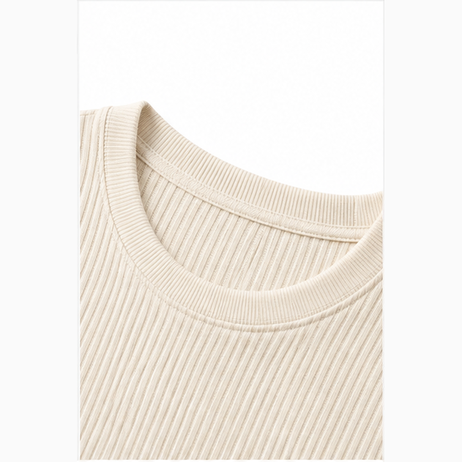 Ribbed Short Sleeve Top